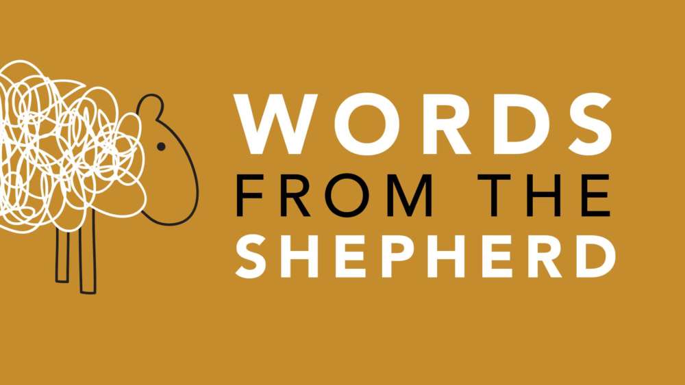 Words from the Shepherd