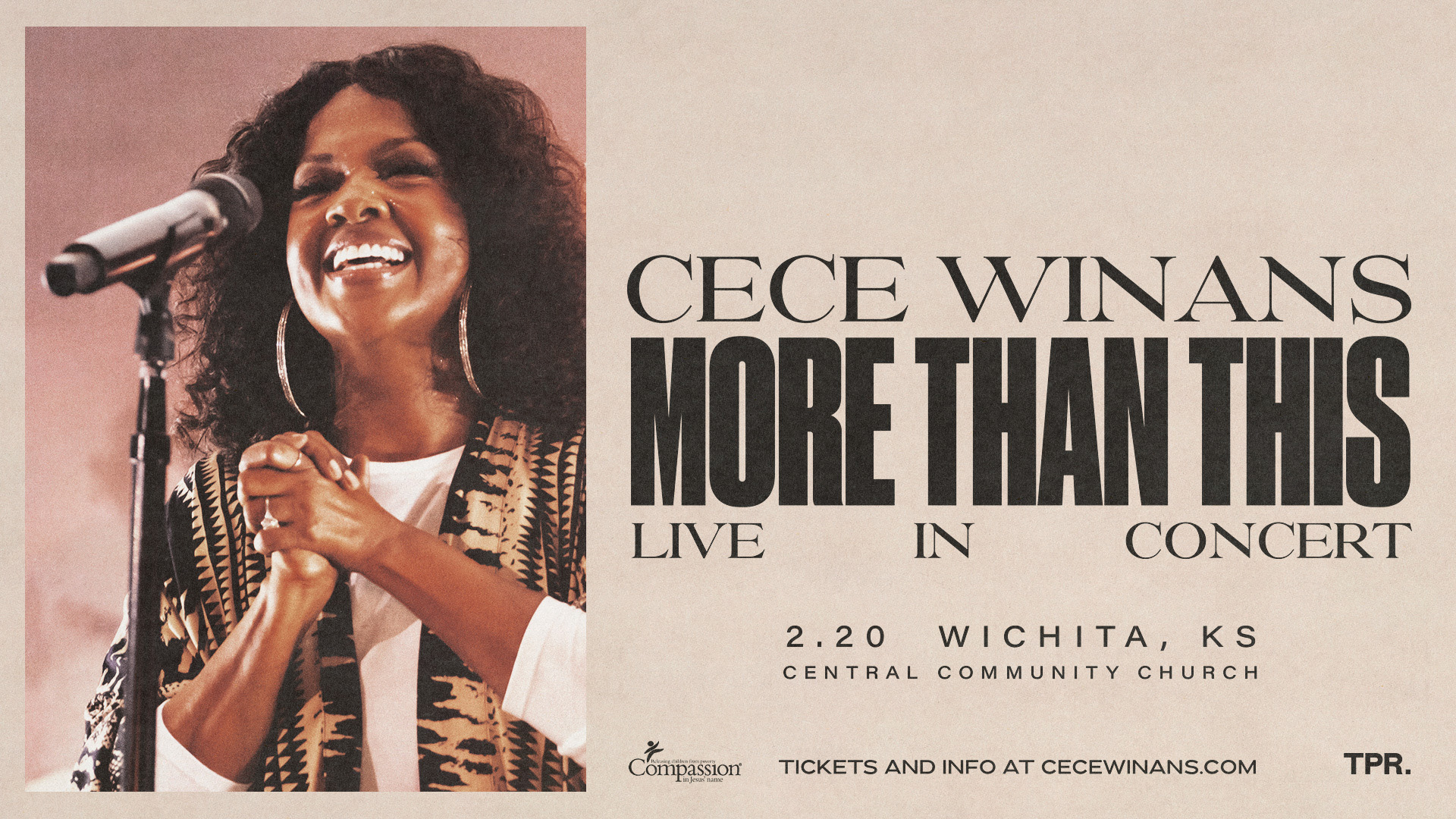 Cece Winans // Wichita, KS // More Than This Live in Concert // Central Community Church